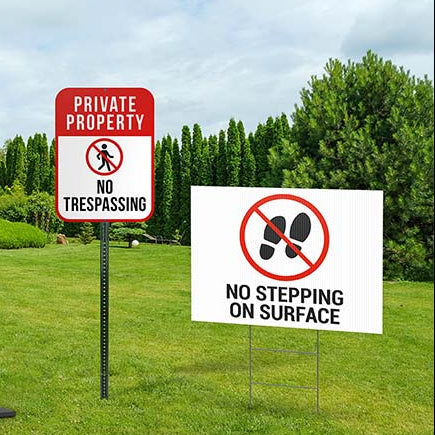 No Trespassing Signs