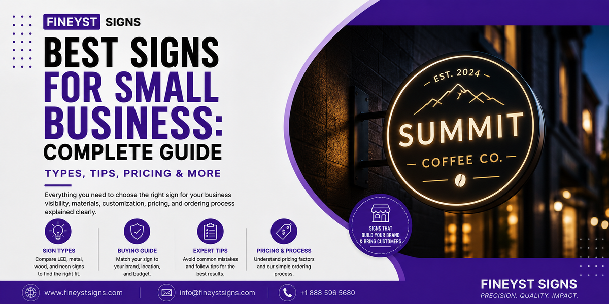 Best Signs for Small Business: Complete Guide