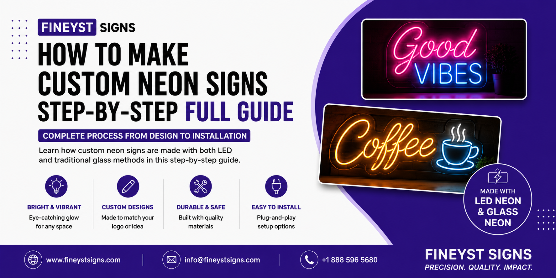 How to Make Custom Neon Signs: Step-by-Step Full Guide