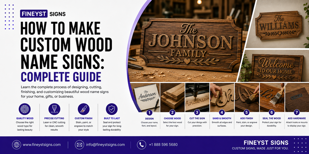 How to Make Custom Wood Name Signs: Complete Guide