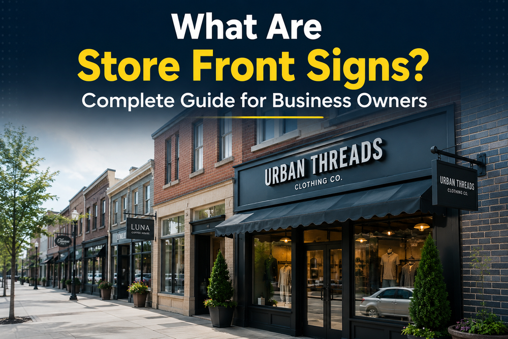 What Are Storefront Signs? Complete Guide for Business Owners