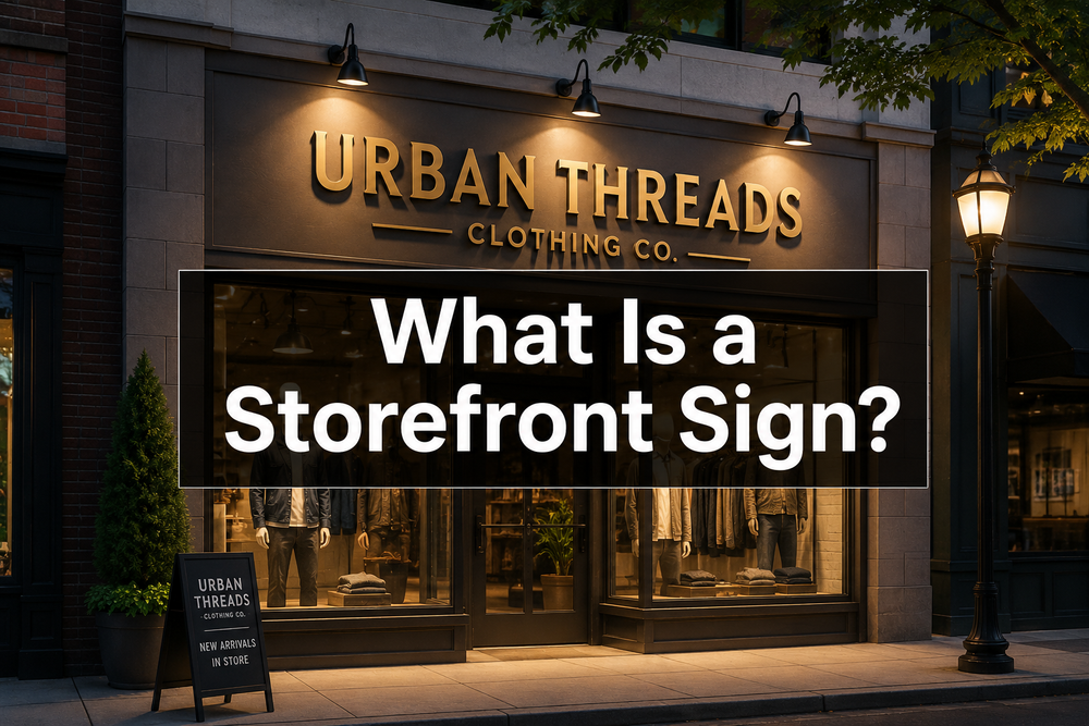 What Is a Storefront Sign?