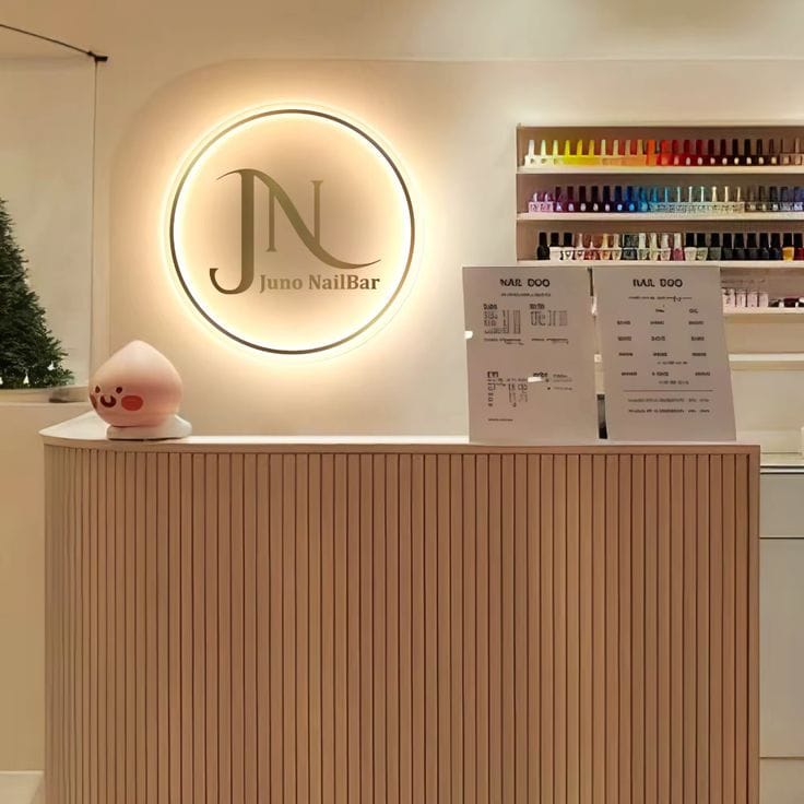 Salon Reception Sign