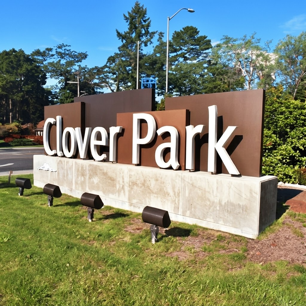 Interior Office Reception Sign